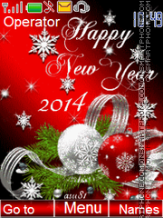 Happy New Year 2014 theme screenshot