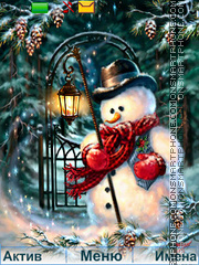 Snowman tema screenshot