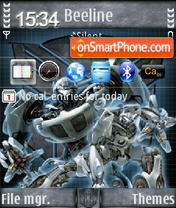 Transformer 2007 QVGA es el tema de pantalla