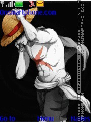 Capture d'écran Luffy One Piece thème