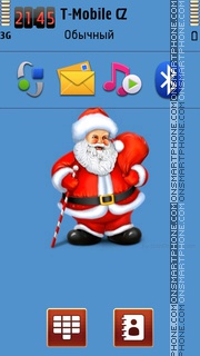 Santa Claus Illustration theme screenshot