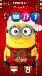 Christmas Minion theme screenshot