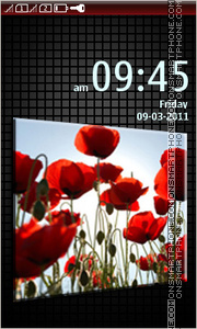 Poppies 01 tema screenshot