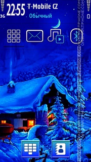 Winter Scenery es el tema de pantalla