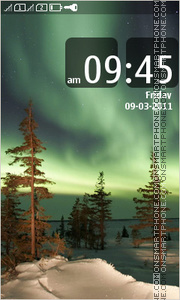 Aurora Winter 01 Theme-Screenshot