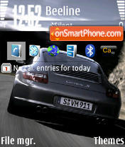 Porsche Carrera S Theme-Screenshot