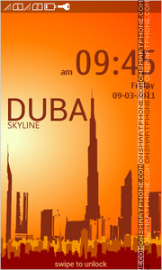 Скриншот темы Dubai Skyline 01