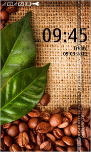Coffee beans tema screenshot
