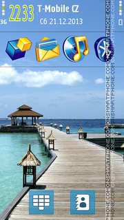 Maldives tema screenshot