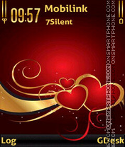 Valentine tema screenshot