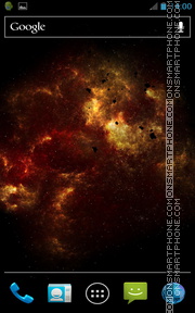 Capture d'écran Inferno Galaxy thème