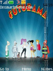 Capture d'écran Futurama thème