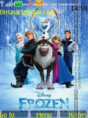 Скриншот темы Frozen