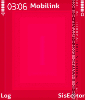 Reddish magenta Theme-Screenshot