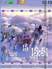 Happy Winter tema screenshot