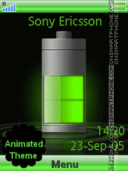 Green Battery tema screenshot