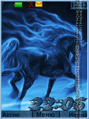 Blue Horse Theme-Screenshot