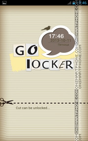 Paper Cut tema screenshot