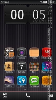 Winterboard iMatte theme screenshot