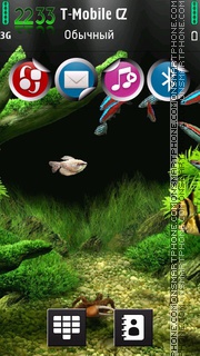 Скриншот темы Little Aquarium