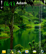 Nice landscape tema screenshot