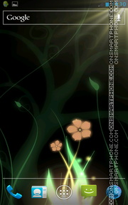 Mystical Flower Life theme screenshot