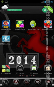 Year 2014 theme screenshot