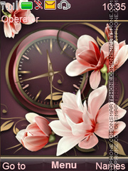 Flowers tema screenshot