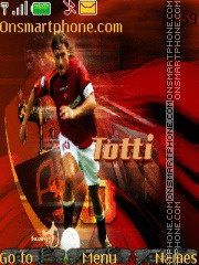 Francesco Totti theme screenshot