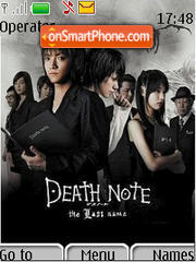 Death Note tema screenshot