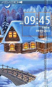 Winter House tema screenshot