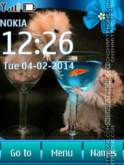 Funny hamsters tema screenshot