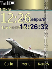 Capture d'écran Concorde thème