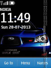 Subaru Impreza for Street Racing es el tema de pantalla