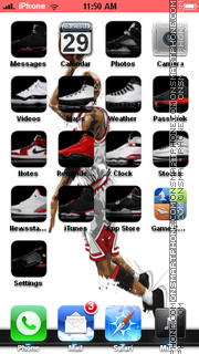 Air Jordan 05 theme screenshot