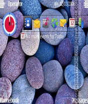 Colourful stones tema screenshot