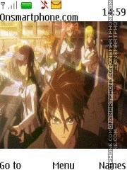 Скриншот темы Highschool Of The Dead