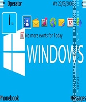 Capture d'écran Windows 8 blue thème