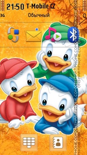 Three Brothers In Duck Tales tema screenshot