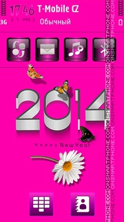 Pink 2014 HD tema screenshot