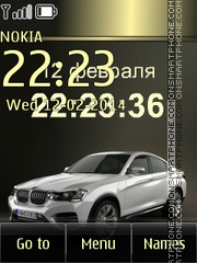 Capture d'écran BMW X4 thème