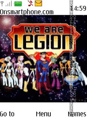 Capture d'écran Legion of Superheroes thème