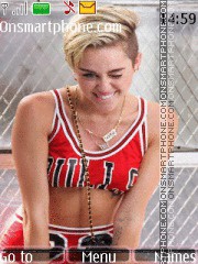 Miley Cyrus theme screenshot