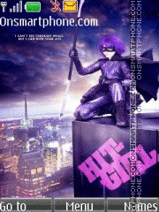 Hit-Girl theme screenshot