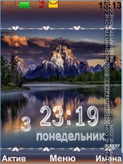 Скриншот темы Nature mountains