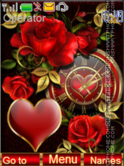 Love & Roses tema screenshot