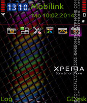 Capture d'écran Xperia satio thème