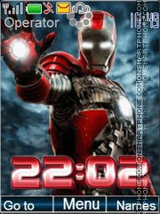 Iron Man tema screenshot