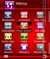 Shining red2 Theme-Screenshot