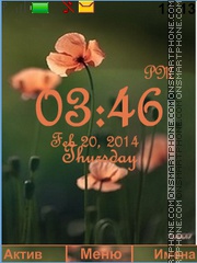 Poppies tema screenshot